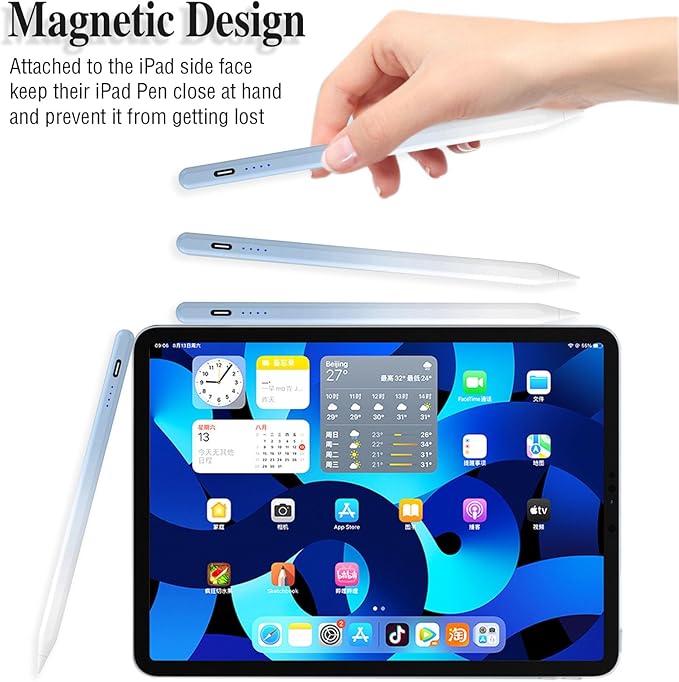 Tablet Pens for Touch Screen, Rechargeable iPhone Pen iPad Pencil - Image 5