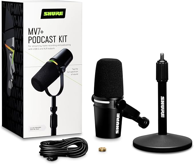 Shure MV7+ Podcast Dynamic Microphone - Image 2