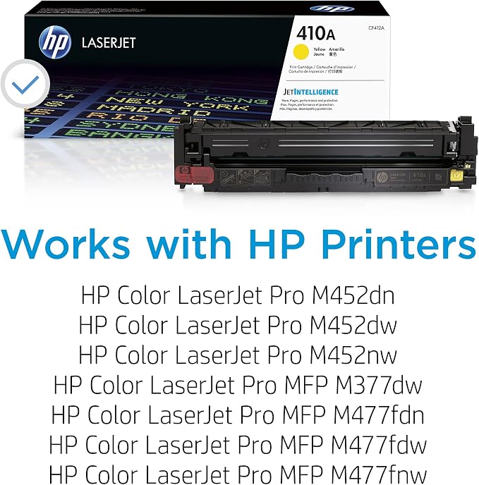HP 410A Yellow Toner Cartridge | Works - Image 2