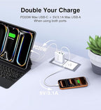 USB C Charger Block, 60W 5-Port Type C Charger Fast Charging Block, USBC USB - Image 5