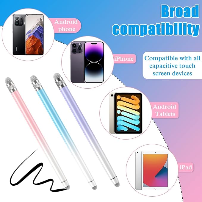 3PCS Stylus Pens for Touch Screens, Stylus Pen for iPhone/iPad/Tablet - Image 6