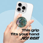 OnTheGrip Cute Natural Seashell Design Round Shape Collapsible Mobile Phone - Image 2
