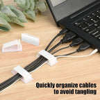 Adhesive Cable Clips Holder, Outdoor Light Clips, Sturdy Nylon Cord Wall - Image 4