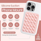 SUCKY Silicone Suction Phone Case Adhesive Octo Cup Buddy Mount - Image 2