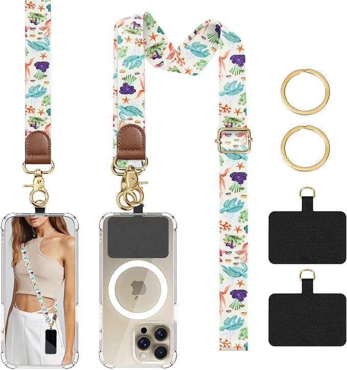 TiMOVO Phone Lanyard Crossbody Wrist Strap, Adjustable Anti-Theft Strap by TiMOVO