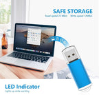 KOOTION Flash Drive 8GB 10 Pack USB 2.0 Thumb Drive Capped Memory Stick Jump - Image 3