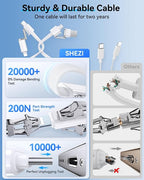 SHEZI 4-in-1 USB C Cable Compatible - Image 6