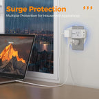 Surge Protector Outlet Extender, TESSAN Multi Plug Splitter - Image 4