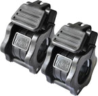 Adjustable Barbell Clips, Fits 0.98-1.1" Olympic & Standard Bars, Secure by ZY-HUAN