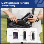 Fotopro Mini Tripod with Ball Head Phone Mount Detachable Selfie Stick Folded - Image 5