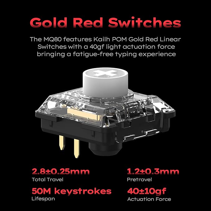 IQUNIX MQ80 Low Profile Mechanical Keyboard - Image 4