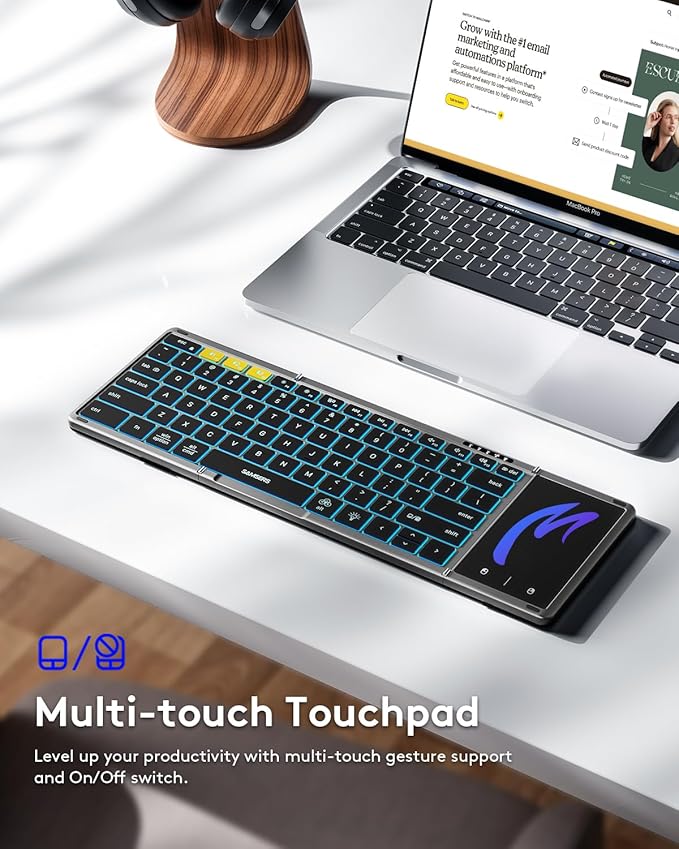 Samsers Foldable Bluetooth Keyboard - Image 4