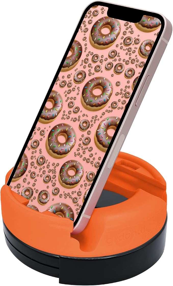 GoDonut – Phone Stand 360 Swivel – Cell Phone Holder + iPad Stand Desk Organizer by GoDonut