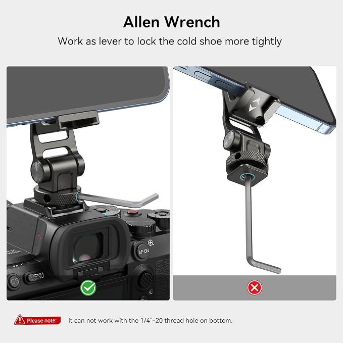 SmallRig Multifunctional Universal Cell Phone Mount Adapter, Phone Tripod Mount - Image 5