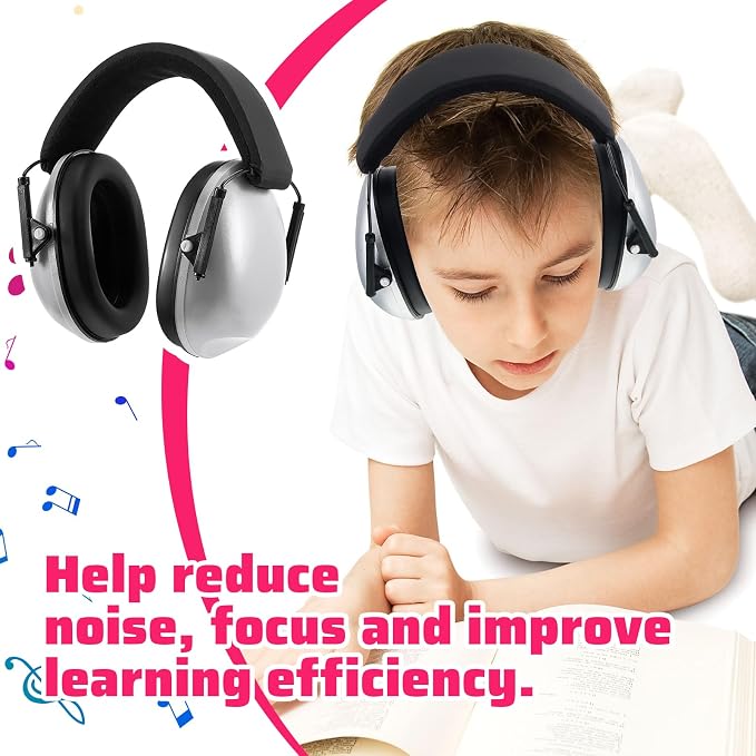 Amylove 12 Pcs Kids Ear Protection Noise Cancelling Headphones Ear Muffs Bulk - Image 6
