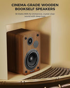 Active Bookshelf Speakers 36W RMS - Image 3