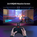 KTC 34 Inch Curved Ultrawide Gaming Monitor, 3440x1440p 165Hz 1ms, 1500R Curved - Image 2