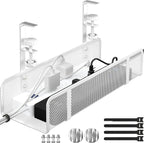 Under Desk Cable Management Tray, Wire Management Desk Cable Organizer Cable by BESTFORYOU