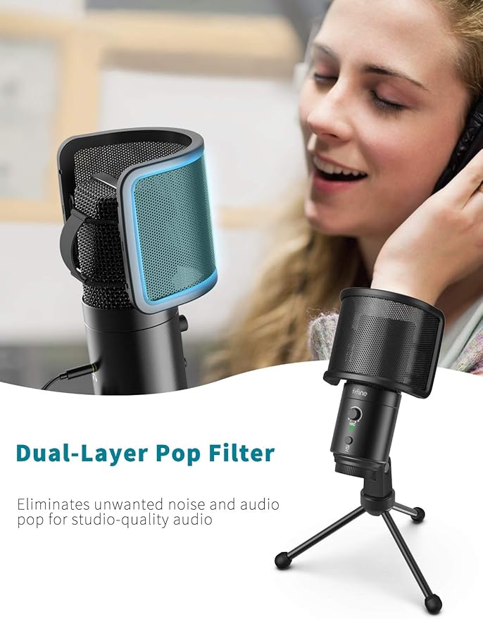 FIFINE USB Desktop PC Microphone - Image 3