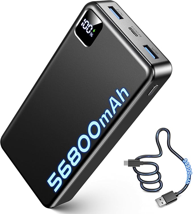 Portable Charger Power Bank, 56800mAh Battery Pack, 22.5W Fast Charging by Unknown