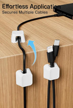 Viaky 8 Pack Magnetic Cable Clips, Large Size Under Desk Cable Management - Image 4
