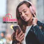 KVIDIO Bluetooth Headphones Over Ear, 65 Hours Playtime Wireless Headphones - Image 2