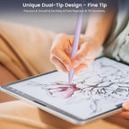 Stylus Pen for iPad, Dual-Tip 13 mins Fast Charge Pencil for Apple, Palm - Image 3