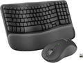 Logitech Wave Keys MK670 Combo, Wireless Ergonomic Keyboard by Logitech