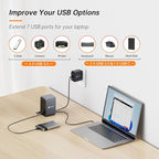 TobenONE USB C Docking Station Dual Monitor - Image 4