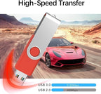 TOPESEL 5 Pack 64GB USB 3.0 Flash Drive Memory Stick Thumb Drives - Image 2