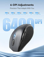 TECKNET Wireless Mouse Rechargeable, Mouse - Image 4