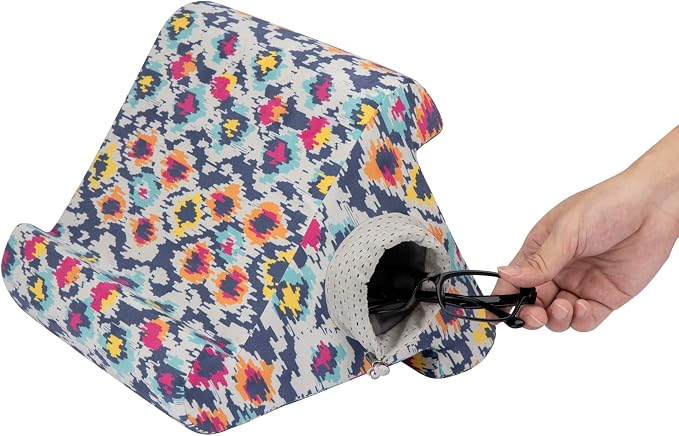 Flippy Tablet Stand with Cubby Storage and Multi-Angle Viewing - Image 2