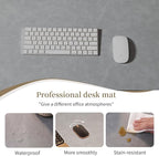 Leather Desk pad for Computer and laptops, Large Mouse pad and Keyboard mat - Image 4