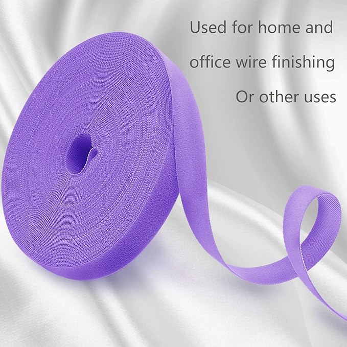 Reusable Fastening Tape Cable Ties 3/4 Inch Double Side Hook Roll - Image 5