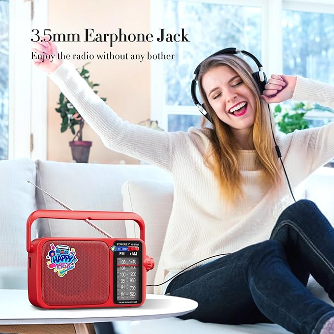 YOWGULF AM FM Radio with Best Reception, Battery Operated Radios or AC Power - Image 5