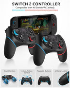 Switch 2 Accessories Bundle for Nintendo 17-in-1: 2 Pro Controllers, Dockable - Image 3