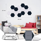Mollywell Hexagon Acoustic Panels, High Density, Soundproofing, Decorative - Image 2