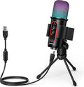Gaming Microphone, USB Computer Condenser Mic by Camola