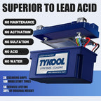 YT7B-BS 12V 4Ah 240CCA LiFePO4 Motorcycle Battery, Built in BMS, - Image 5