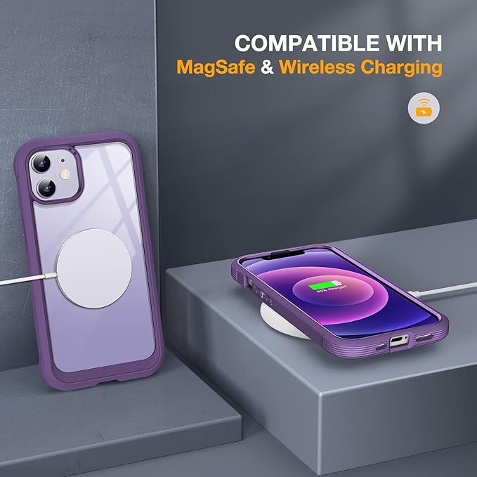 Miracase Glass Series for iPhone 12/12 Pro Case 6.1 inch, Upgraded Full-Body - Image 4