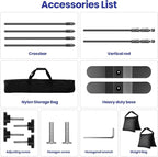 Jiang&Rong 10x8ft Photo Backdrop Stand Kit - Image 5