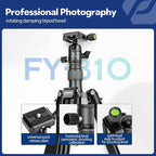 Fotopro Mini Tripod with Ball Head Phone Mount Detachable Selfie Stick Folded - Image 2
