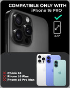 TORU CX Slim for iPhone 16 Pro Case Wallet | Protective Shockproof Heavy Duty - Image 2