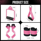 Cable Machine Attachment Set LAT Pulldown Attachments Weight Machine Accessories - Image 4