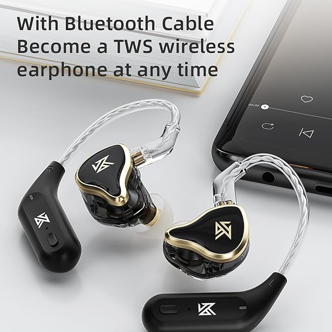 CCA KZ ZAS in Ear Monitor Headphones 16 Units 7BA 1DD Hybrid Drivers HiFi IEM - Image 7