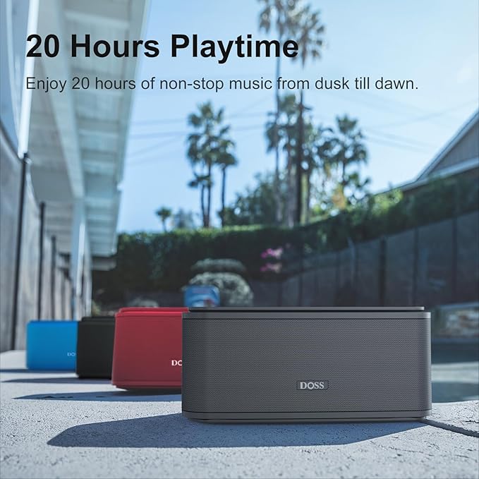DOSS SoundBox Touch Wireless Bluetooth Speaker - Image 7