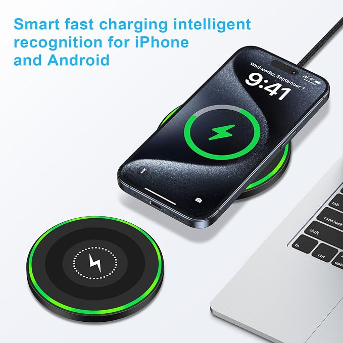 Samsung Wireless Charger Android Charger Fast Charging Pad Wireless Phone - Image 6