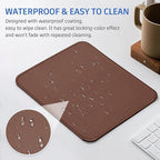 Brown Mouse Pad, 10.2 x 8.2Inch, Non-Slip Waterproof Rubber - Image 6