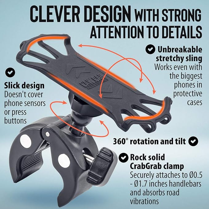 Upgraded 2025 Bicycle & Motorcycle Phone Mount - Image 5