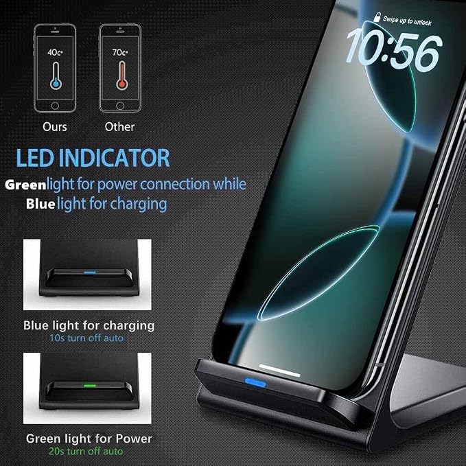 20W Fast Wireless Charger, Wireless Charging Stand Compatible - Image 5